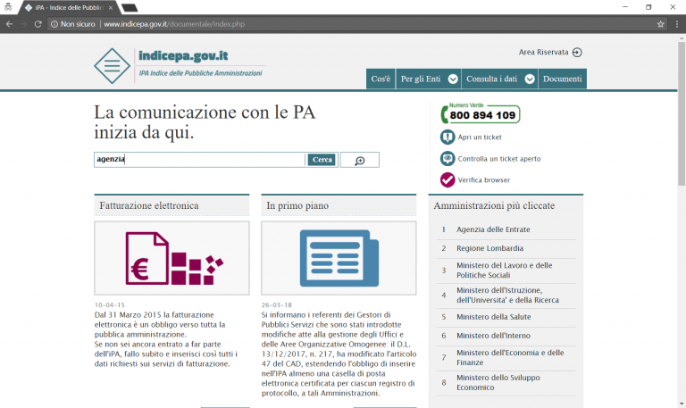 Dove cercare le informazioni sulle Pubbliche Amministrazioni